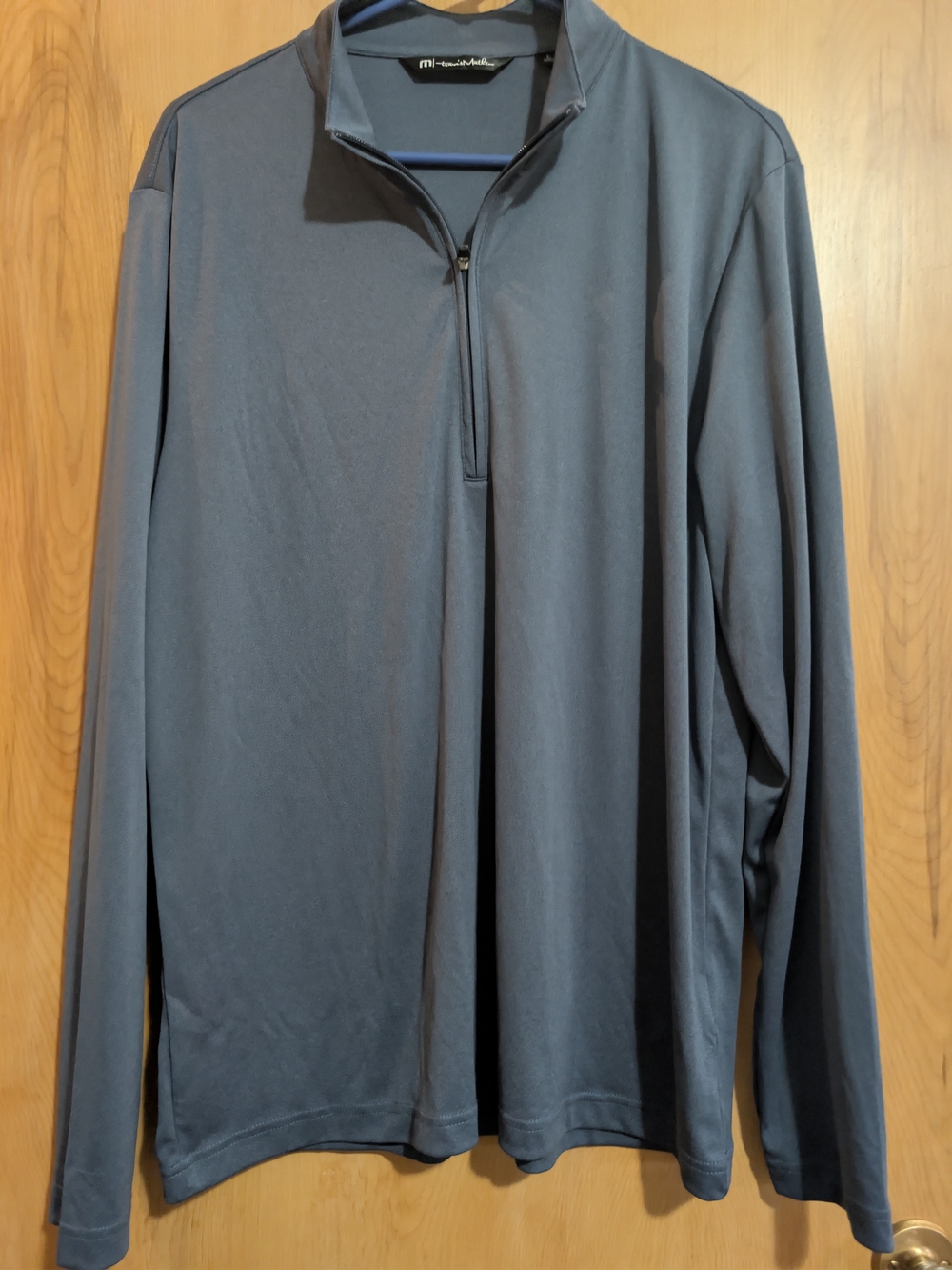 Travis Mathew Men's Quarter-Zip Performance Pullover - Slate